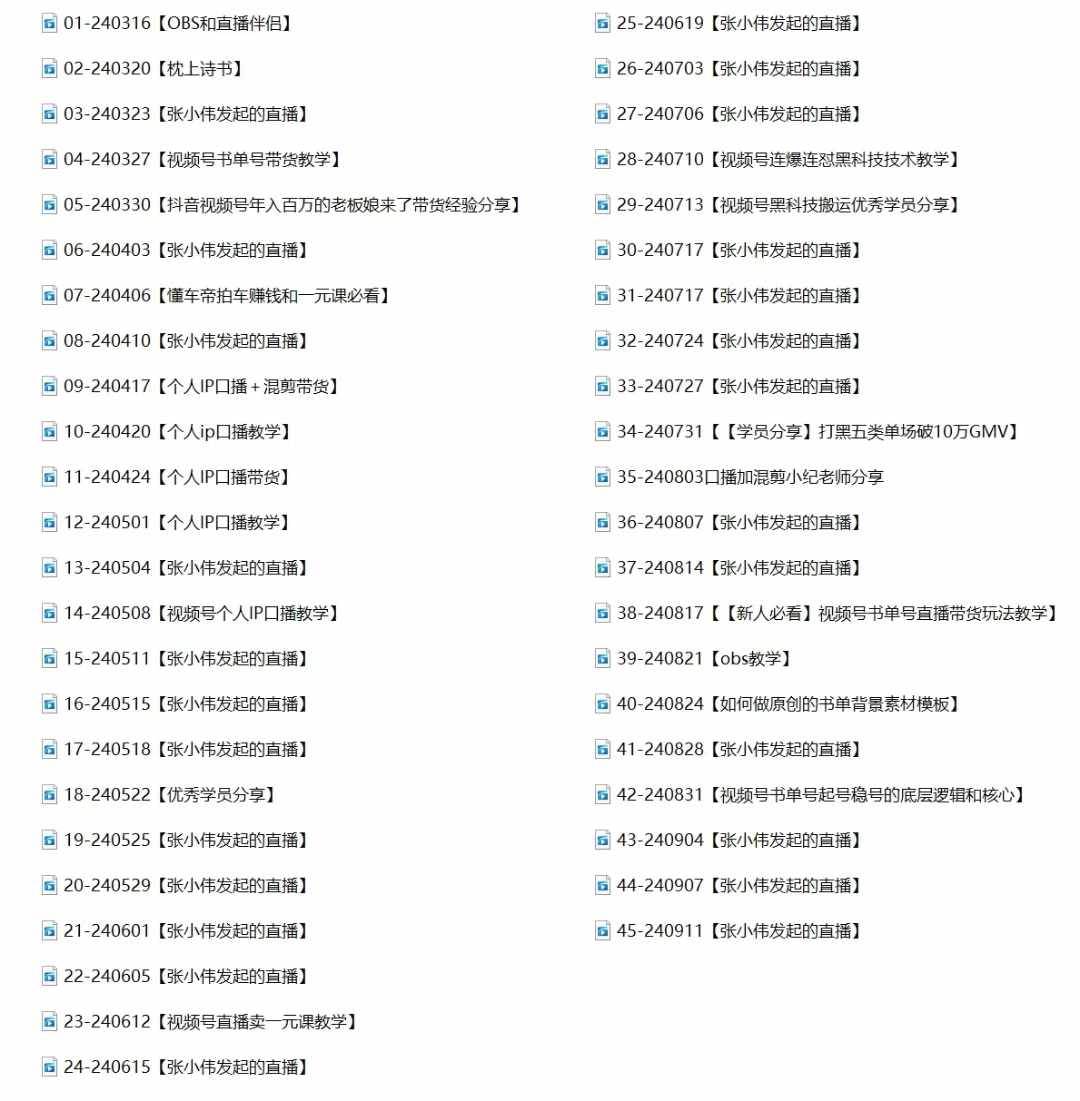 （12612期）2024视频号最新带货实战课：无人直播/书单号卖货/个人IP口播 (附资料素材)